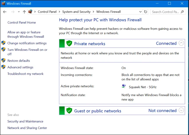 Bagaimanakah Rangkaian Peribadi dan Rangkaian Awam pada Windows berbeza?
