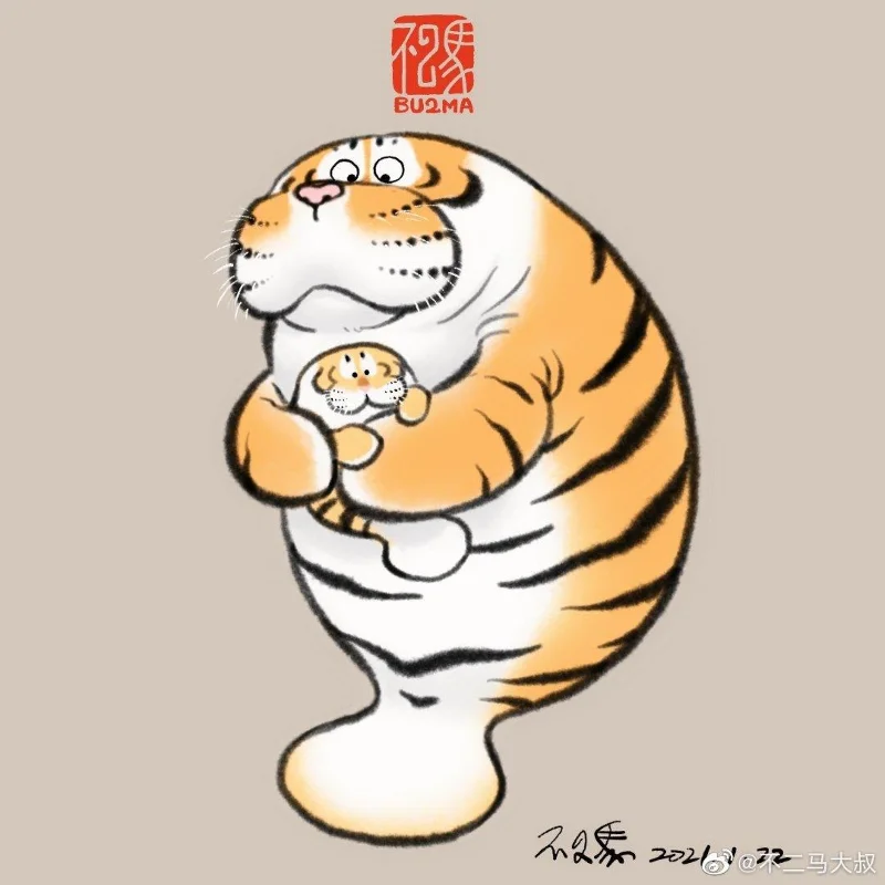 Sfondi di tigre grassa, foto carine di tigre grassa