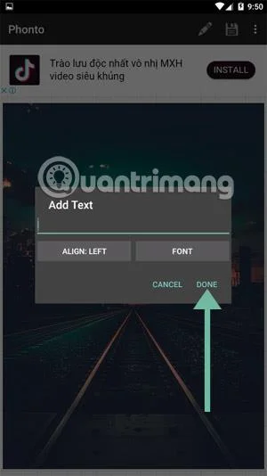 Instrucciones para agregar texto a fotos en teléfonos Android
