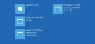 Windows 8 ve 10da Güvenli Modu standart Önyükleme Menüsüne yerleştirme talimatları