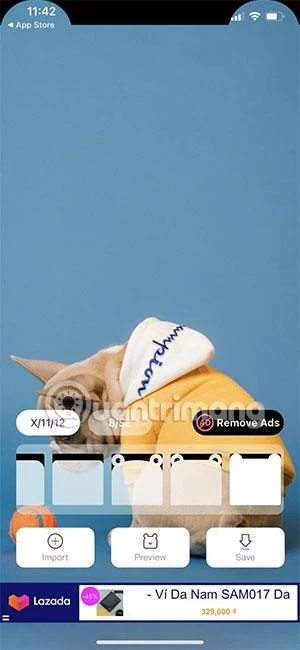 Cipta kertas dinding telinga beruang dan telinga kucing dengan Simple Notch