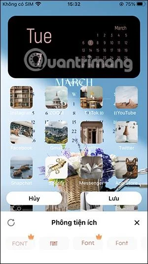 Cara menggunakan Themify untuk mencipta tema iPhone artistik