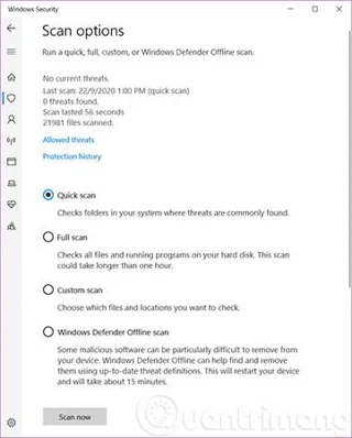 Comment ouvrir la sécurité Windows dans Windows 10