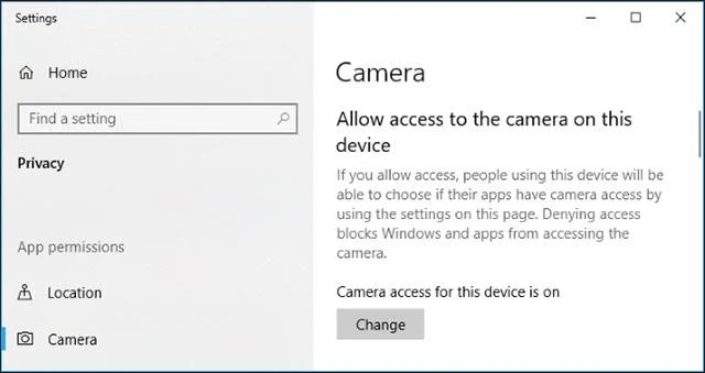 Betulkan ralat webcam tidak berfungsi dalam Windows 10