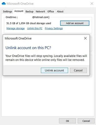 Langkah untuk melumpuhkan atau mengalih keluar sepenuhnya aplikasi OneDrive pada Windows 10