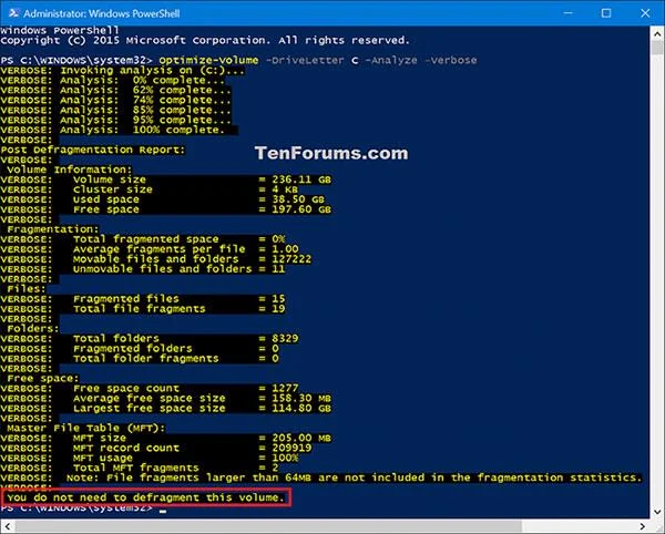 Bila dan bagaimana untuk menyahfragmen cakera keras pada Windows 10?