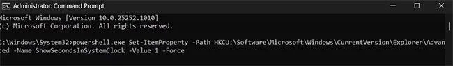 วิธีแสดงวินาทีบนนาฬิการะบบ Windows