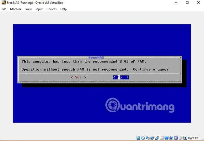 Bagaimana untuk memasang FreeNAS VM pada VirtualBox
