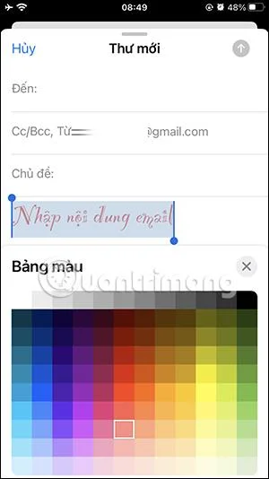 Bagaimana untuk menukar fon Apple Mail pada iPhone