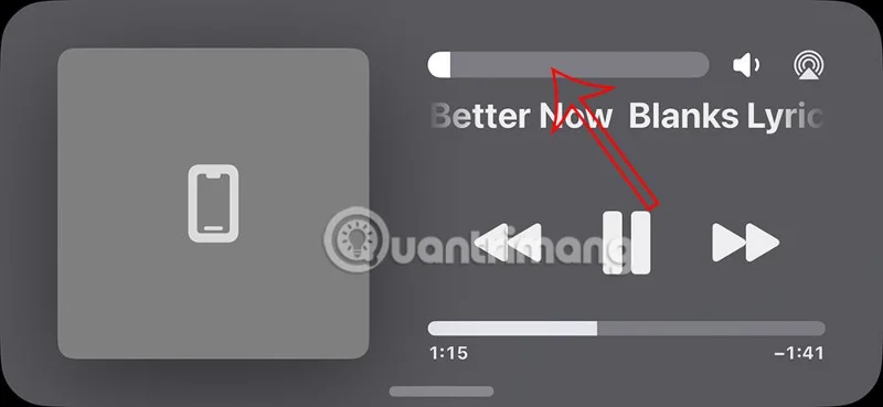 Cara menghidupkan main balik muzik skrin penuh dalam mod iPhone Sedia Sedia