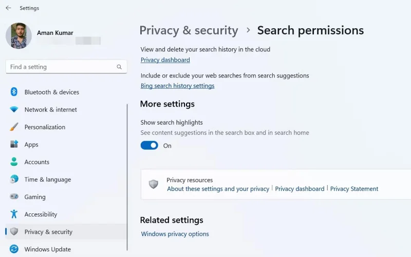 Comment activer/désactiver rapidement Bing Chat AI dans la recherche dans la barre des tâches de Windows 11