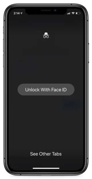 IPhone 用 Chrome で Face ID を使用してシークレット タブをロックする方法