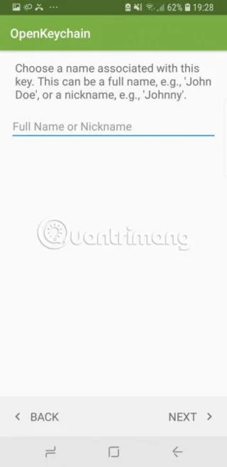 Cara menghantar e-mel yang disulitkan pada Android menggunakan OpenKeychain