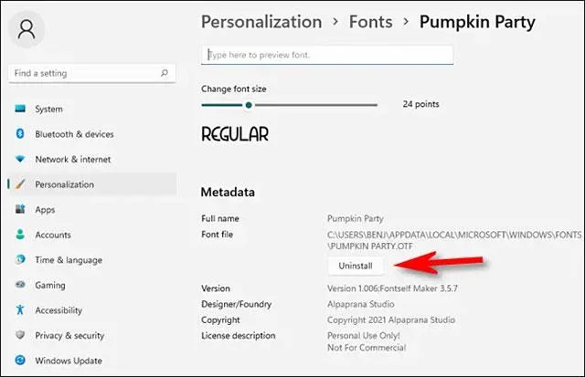 Windows 11'de yazı tipleri nasıl yüklenir (ve kaldırılır)