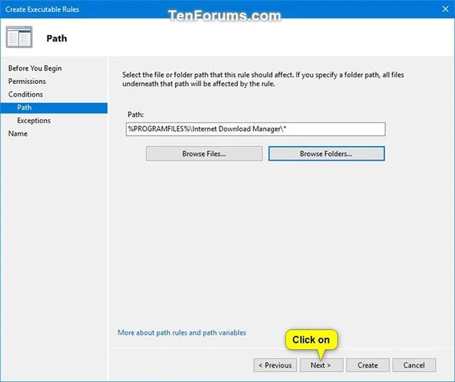 Yürütülebilir dosyaların Windows 10'da çalışmasına izin vermek veya engellemek için AppLocker nasıl kullanılır?