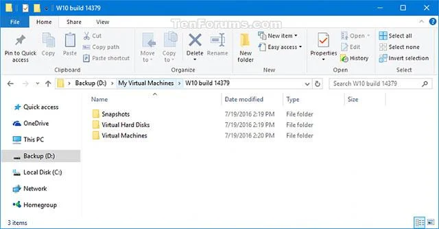 Windows 10 で Hyper-V 仮想マシンをエクスポートする方法