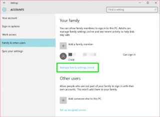 Instructions pour configurer et utiliser le contrôle parental sous Windows 10