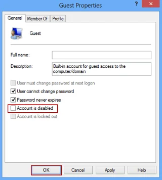 Windows 8/8.1でゲストアカウントをアクティブ化する3つの方法