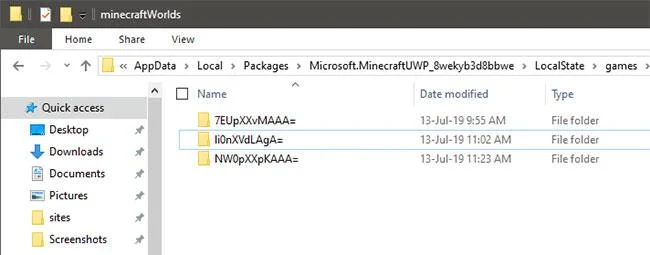 Minecraft Windows 10 Edition kaydetme konumu nasıl bulunur?