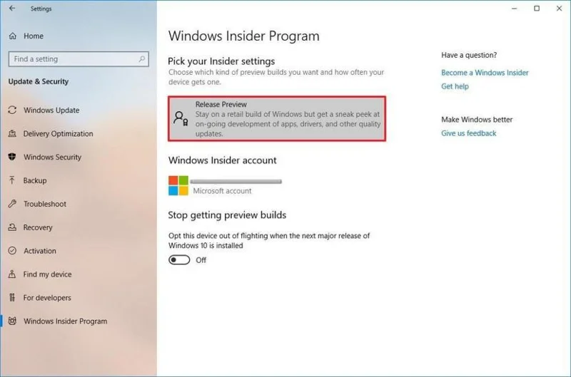 Bagaimana untuk menyertai Windows Insider untuk mengalami versi terkini Windows 10