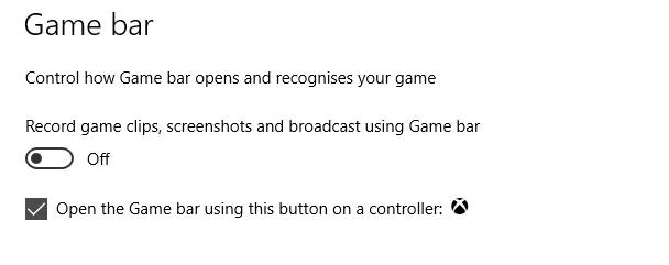 So beheben Sie das Problem, dass die Game Bar unter Windows 10 nicht funktioniert