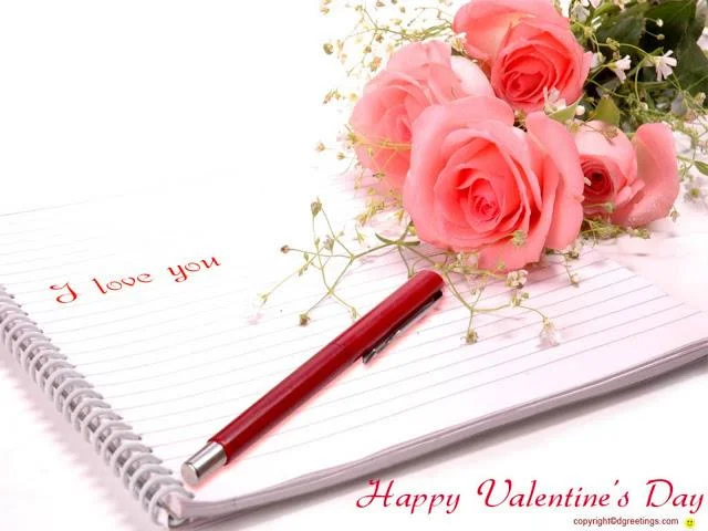 Set kertas dinding komputer untuk Hari Valentine 14 Februari