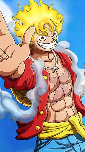 Luffy Gear 5 duvar kağıdı, Luffy Tanrısı Nika duvar kağıdı