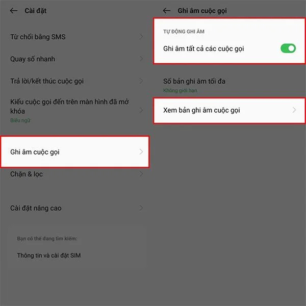 Cómo grabar llamadas automáticamente en teléfonos OPPO