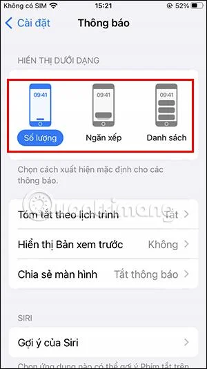 Bagaimana untuk menukar gaya paparan pemberitahuan pada iPhone