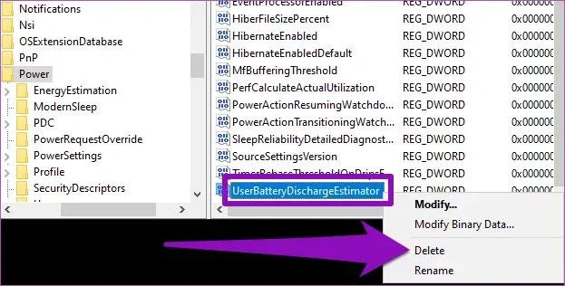 Hoe de fout op te lossen waarbij de resterende batterijduur niet wordt weergegeven op Windows 10