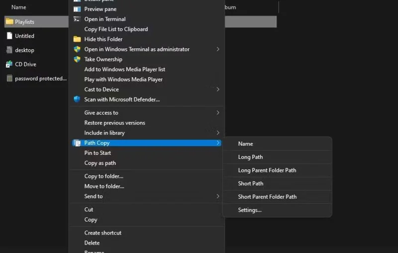 Windows 11'de dosya ve klasör yollarını kopyalamanın 6 yolu