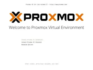 So installieren Sie Proxmox auf einem Intel NUC- oder x86-PC