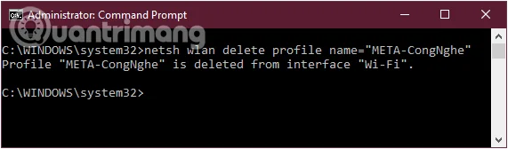 Как удалить сохраненный Wi-Fi в Windows 10?