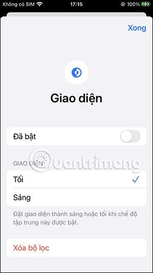 iPhoneでフォーカスを合わせてダークモードをオンにする方法