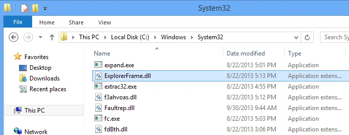 Windows 8'de Şerit arayüzünü kaldırma talimatları
