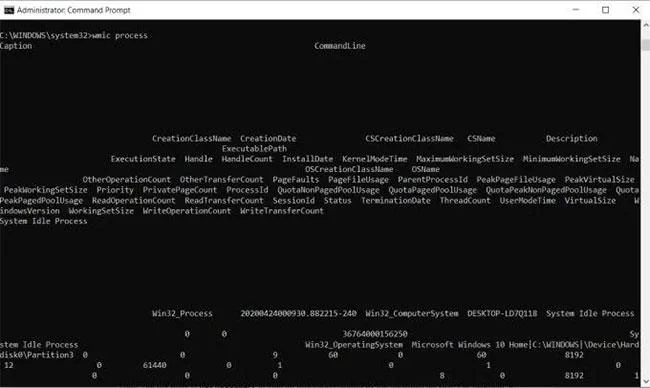 Bagaimana untuk menyimpan senarai proses yang sedang berjalan ke fail dalam Windows
