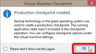 Cara membuat dan menggunakan pusat pemeriksaan Hyper-V dalam Windows 10