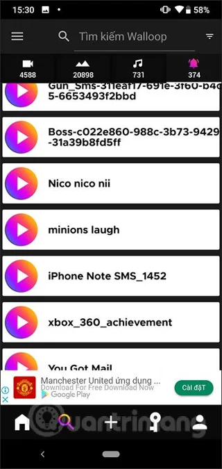Cara menggunakan Walloop Engine untuk memasang kertas dinding langsung Android