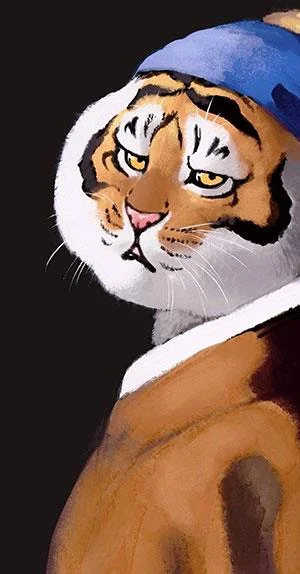 Sfondi di tigre grassa, foto carine di tigre grassa