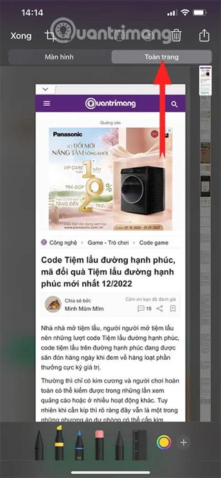 Como fazer uma captura de tela longa no iPhone, faça uma captura de tela de rolagem da tela do iPhone