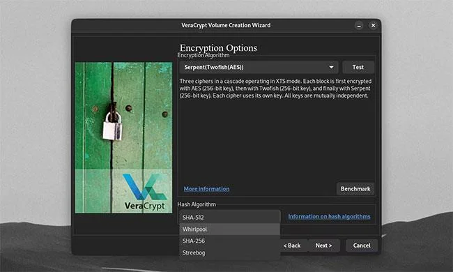 Cara menggunakan ciri lanjutan VeraCrypt untuk mengamankan fail penting