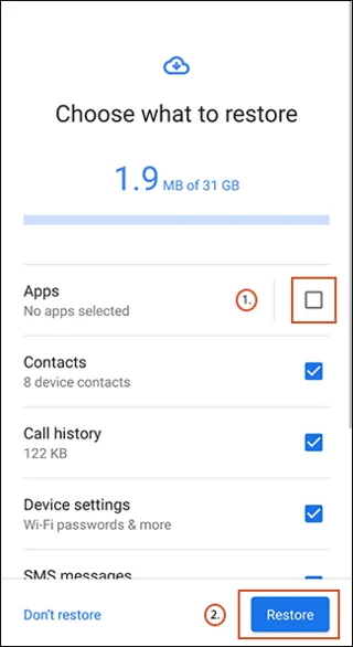 Cara memindahkan apl ke peranti Android baharu