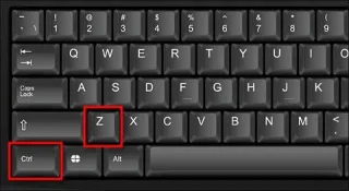 Comment annuler une action sur un PC Windows