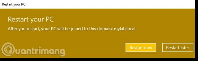 Windows 10 でドメインに参加する手順