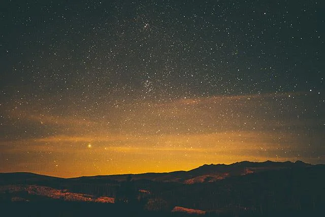Fond d'écran ciel nocturne, beau fond d'écran ciel étoilé