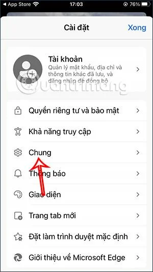 Bagaimana untuk menetapkan Google sebagai enjin carian pada Edge iPhone