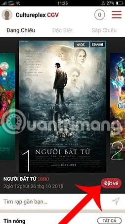 Cara melihat masa tayangan filem pada telefon anda