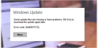 Foutcode 0x80073712 in Windows oplossen