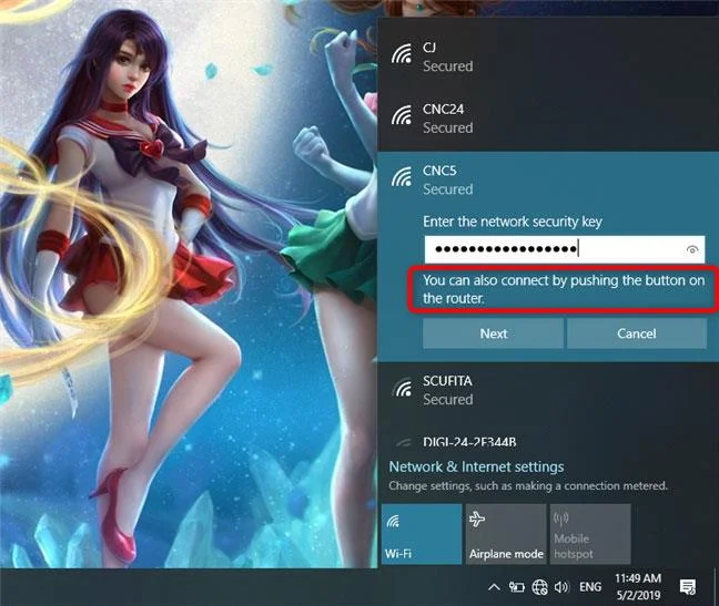 Windows 10 で WiFi をオンにする方法