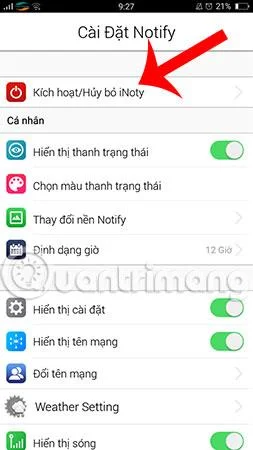 Arahan untuk menukar logo rangkaian pada telefon Android
